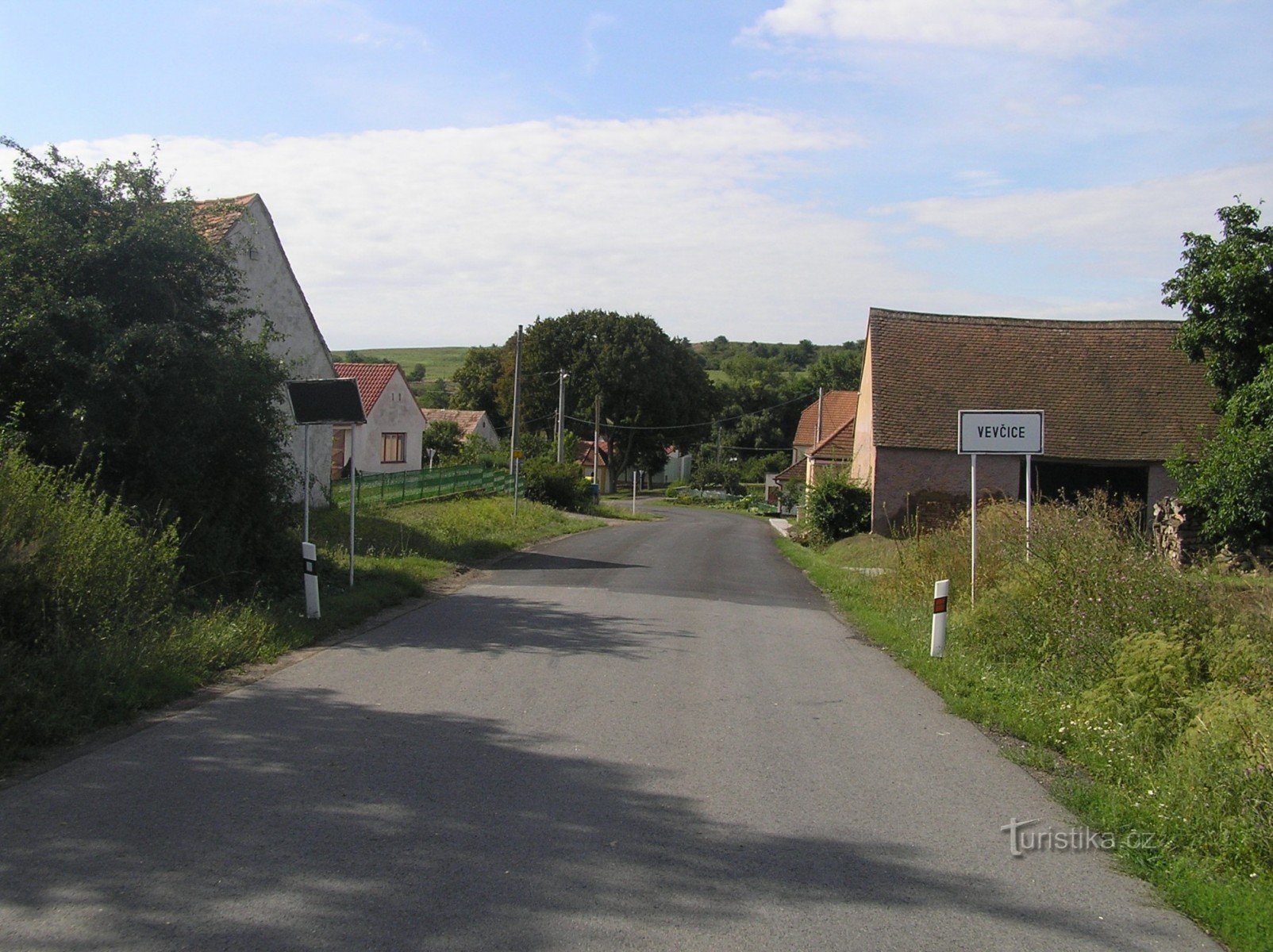 Vevčice - arrivo da Jevišovice