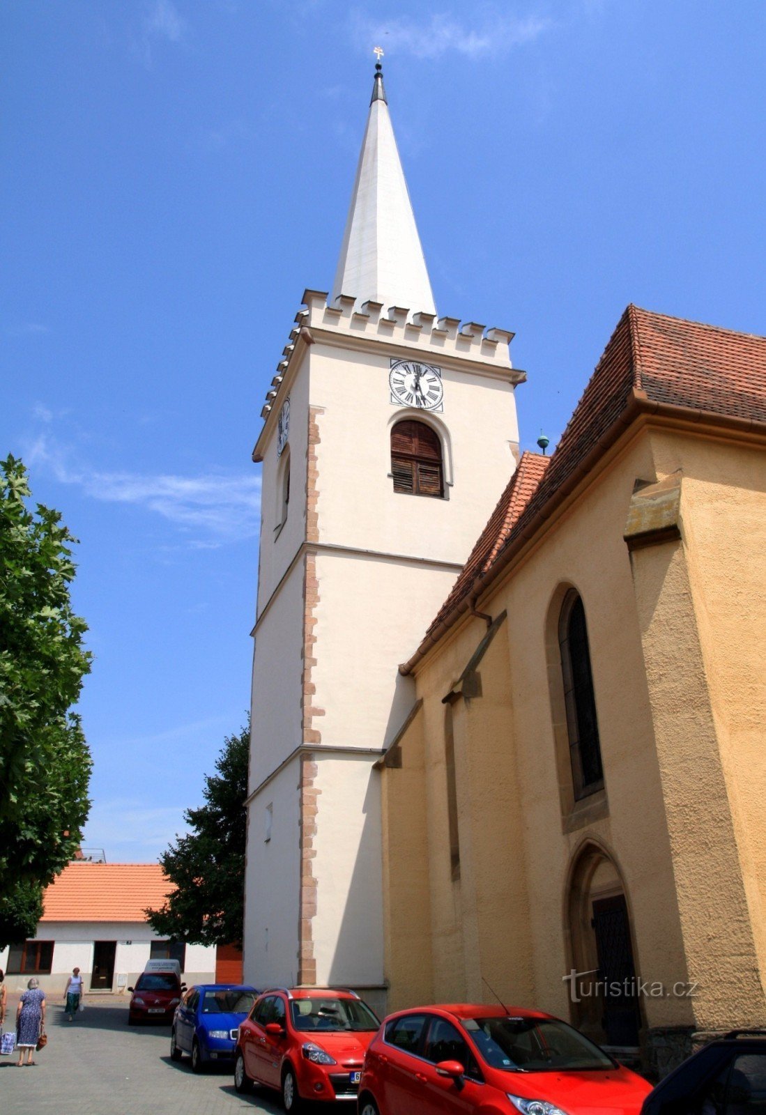 The tower of the church of St. Lawrence