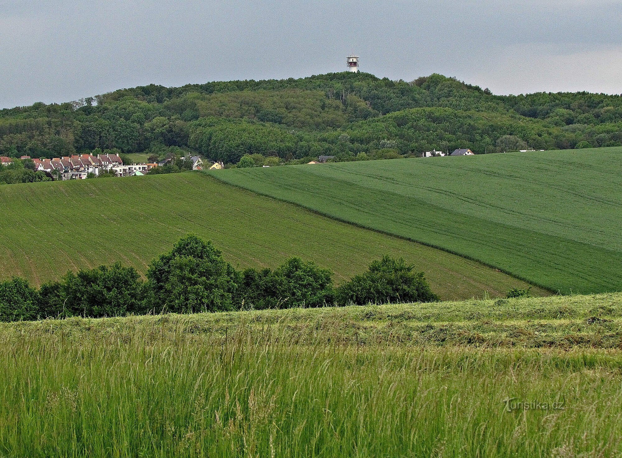 A torre do transmissor em Bare Hill