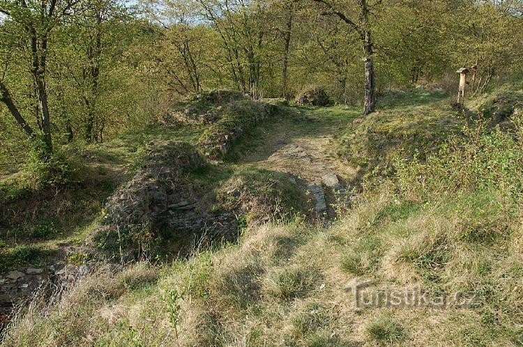 Tårn: Rester af slottet