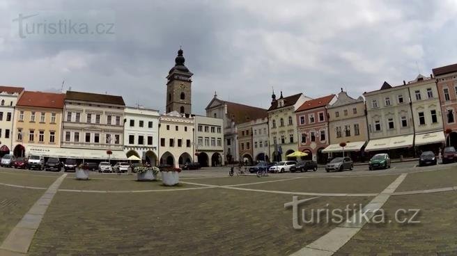 Videoprocházka po centru Českých Budějovic