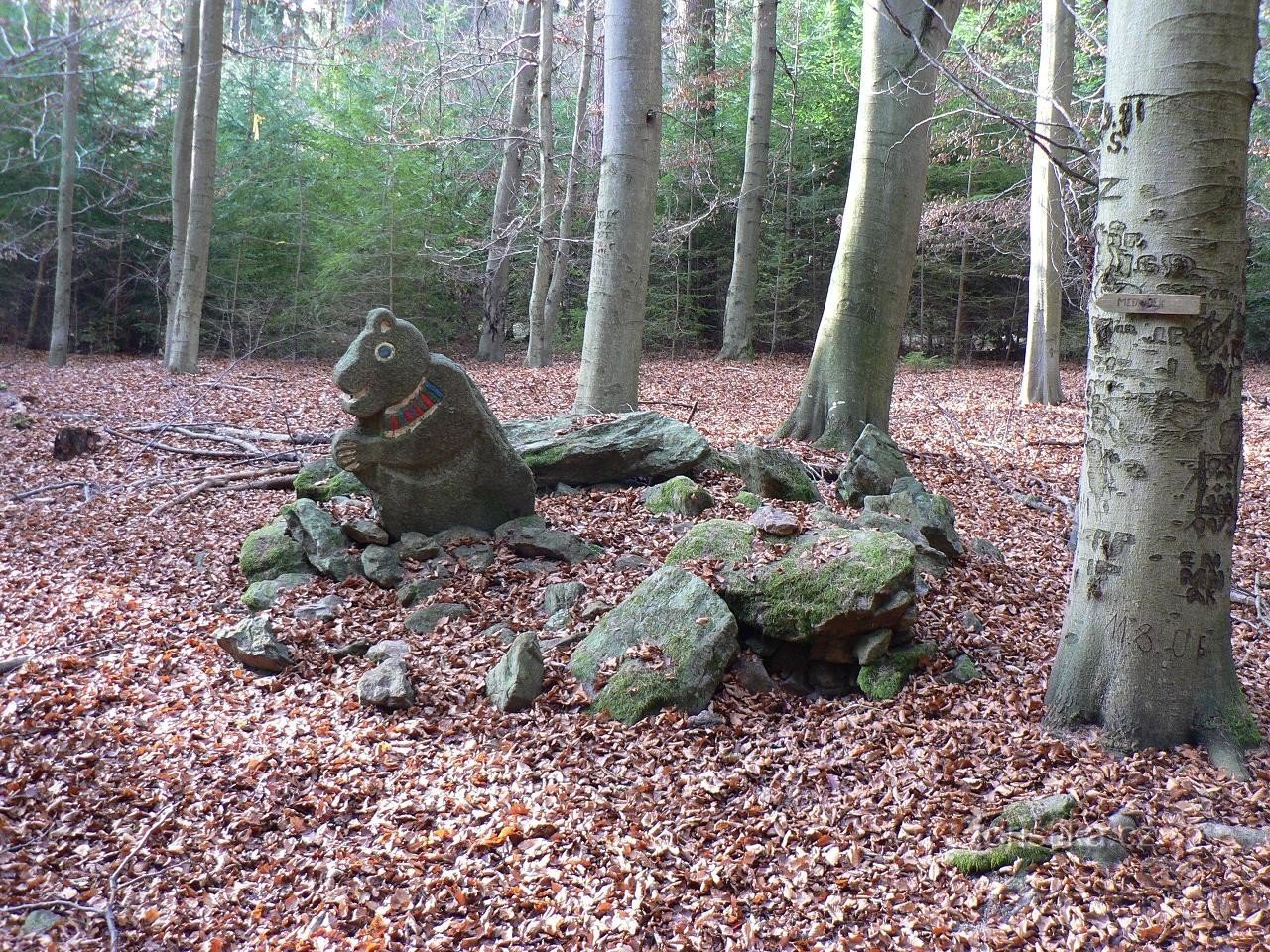 Vidhošť, medvídek