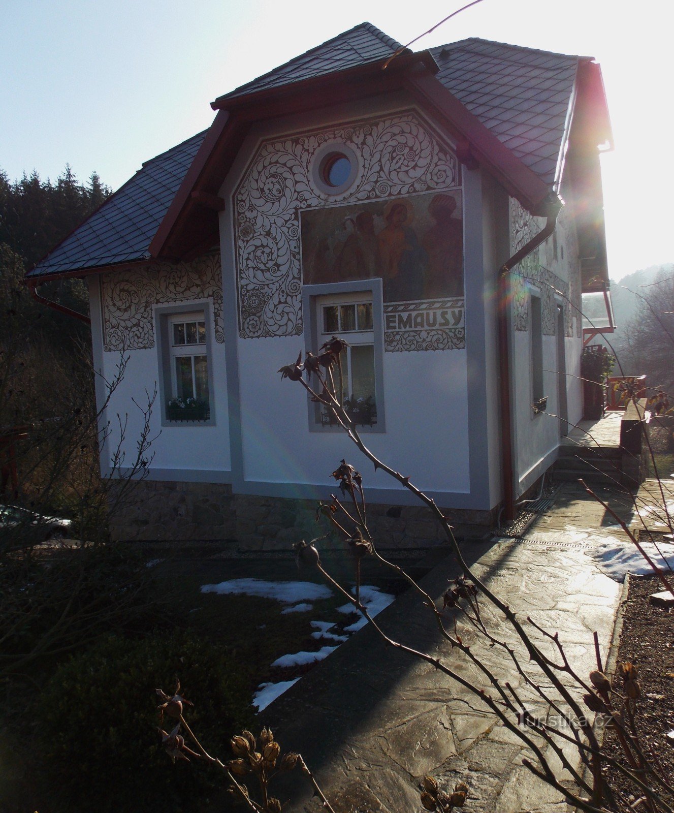 Villa Emausy w dzielnicy Pragi - Luhačovice