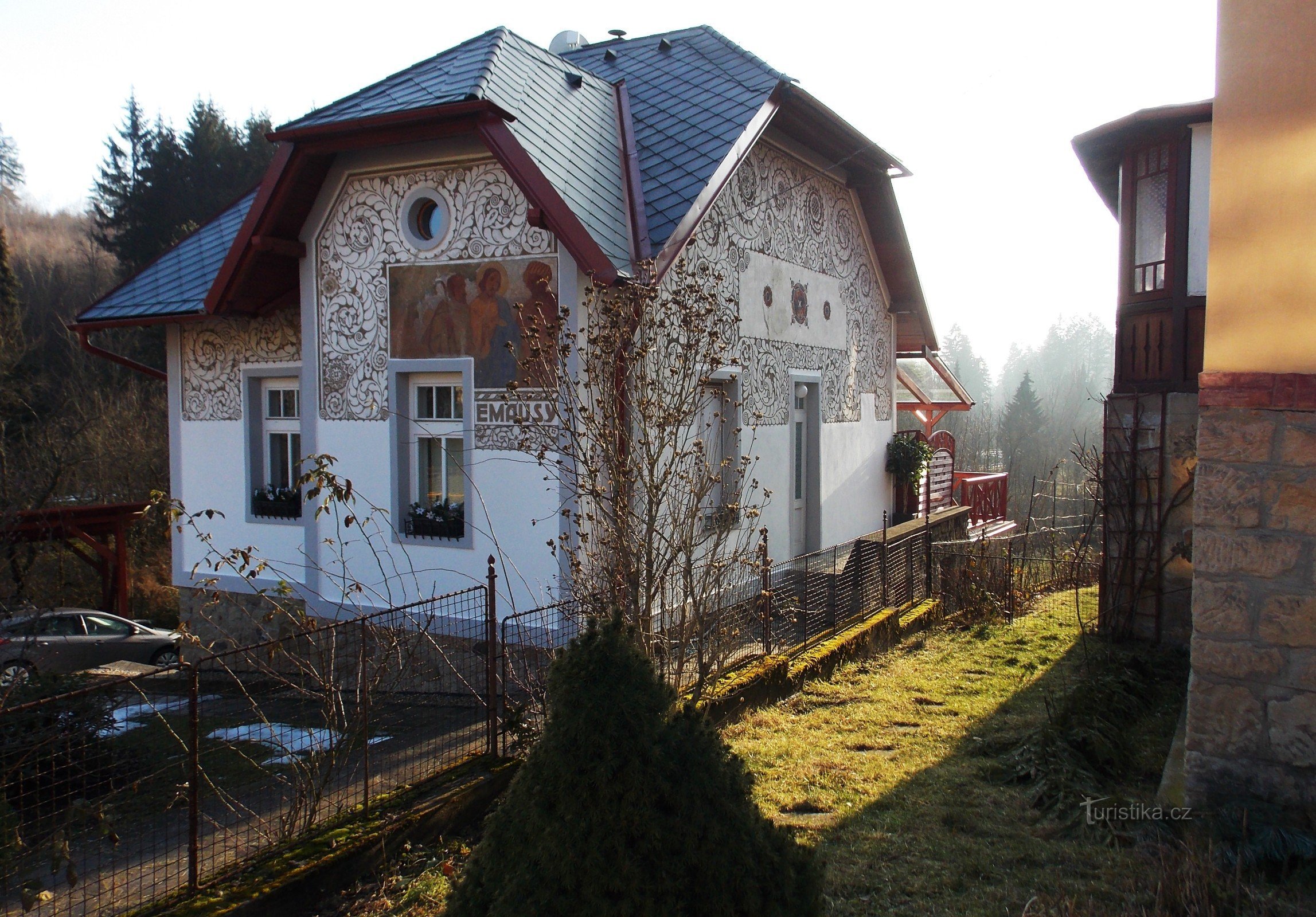 Villa Emausy dans le quartier de Prague - Luhačovice