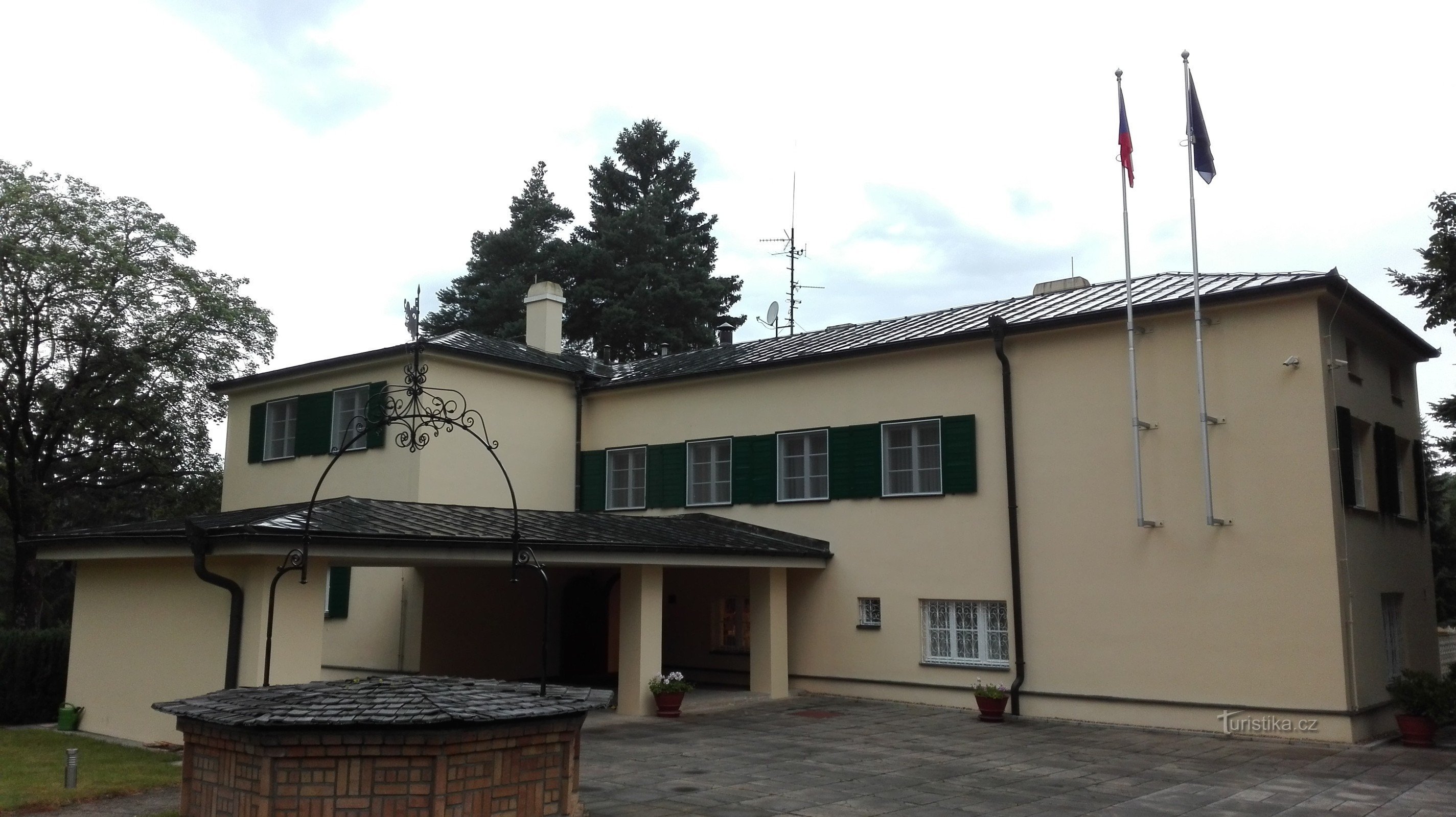 La villa de Hana y Edvard Beneš en Sezimov Ústí.