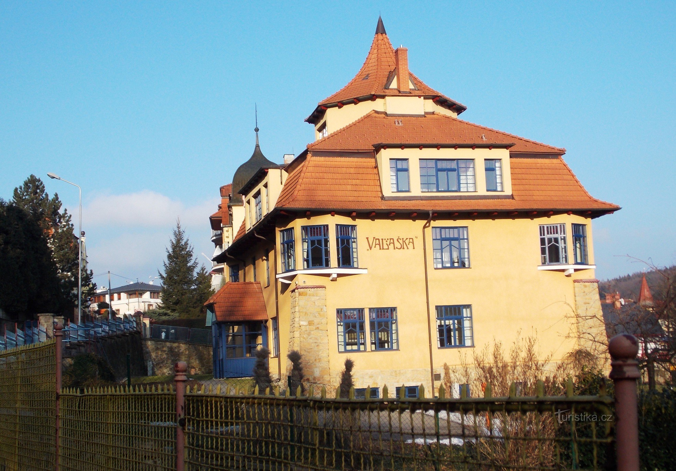 Villa Valaška no distrito de Praga - Luhačovice