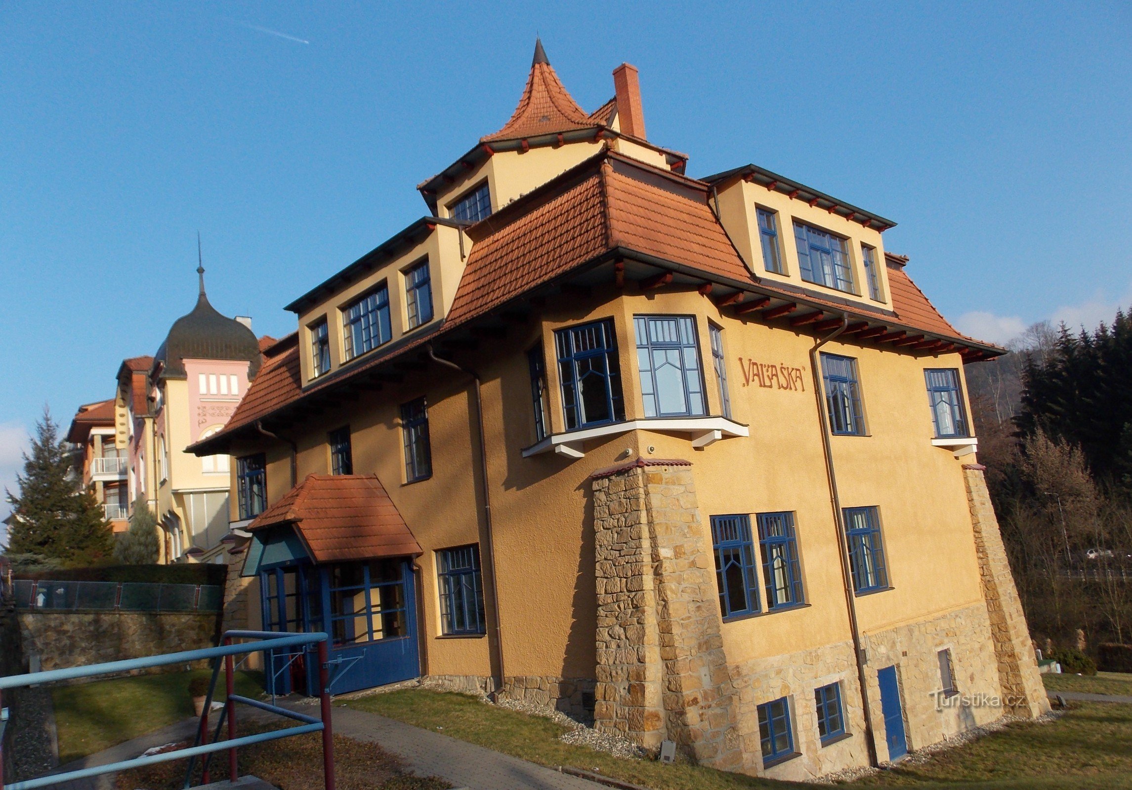 Villa Valaška im Prager Stadtteil - Luhačovice