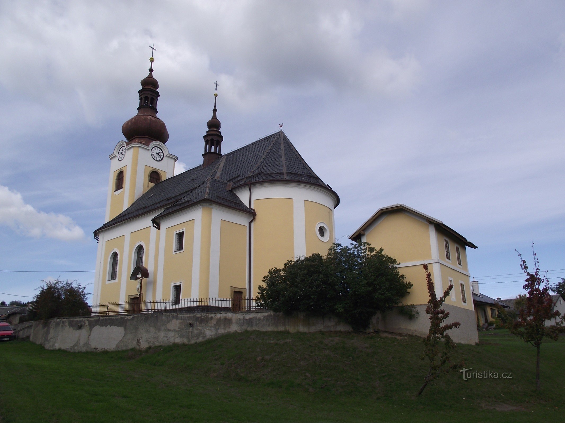 Vilémov – kyrkan St. Catherine