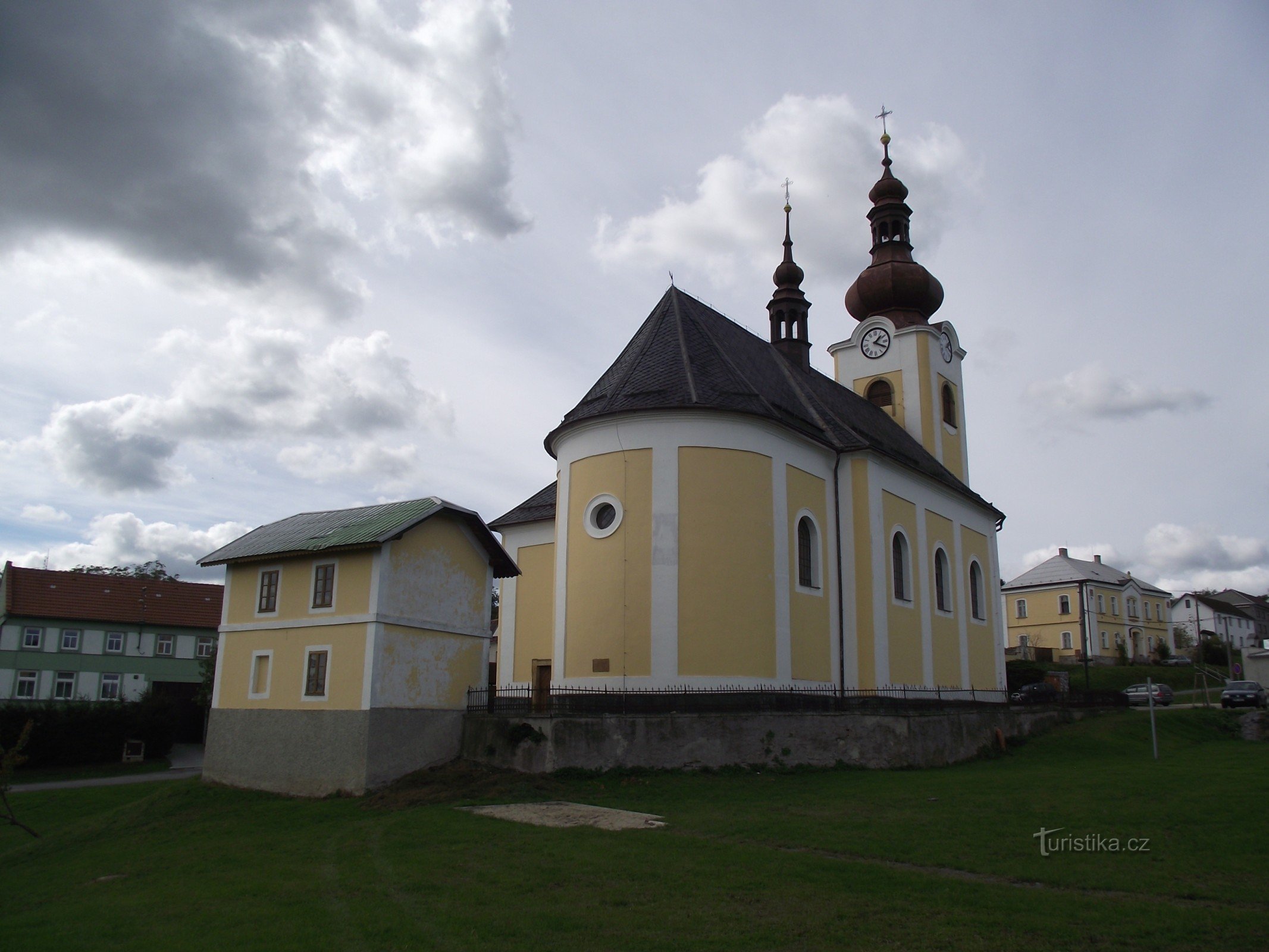 Vilémov - iglesia de St. catalina