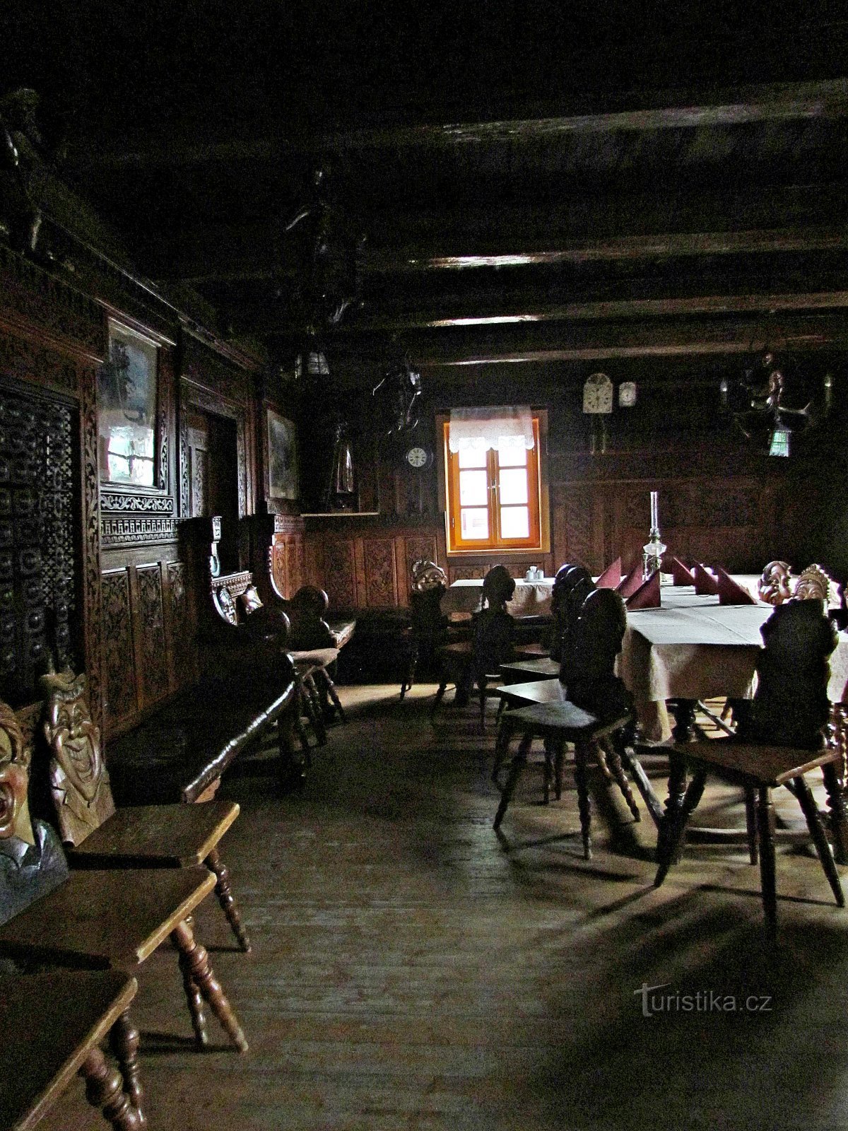 wine cabinet with old originals