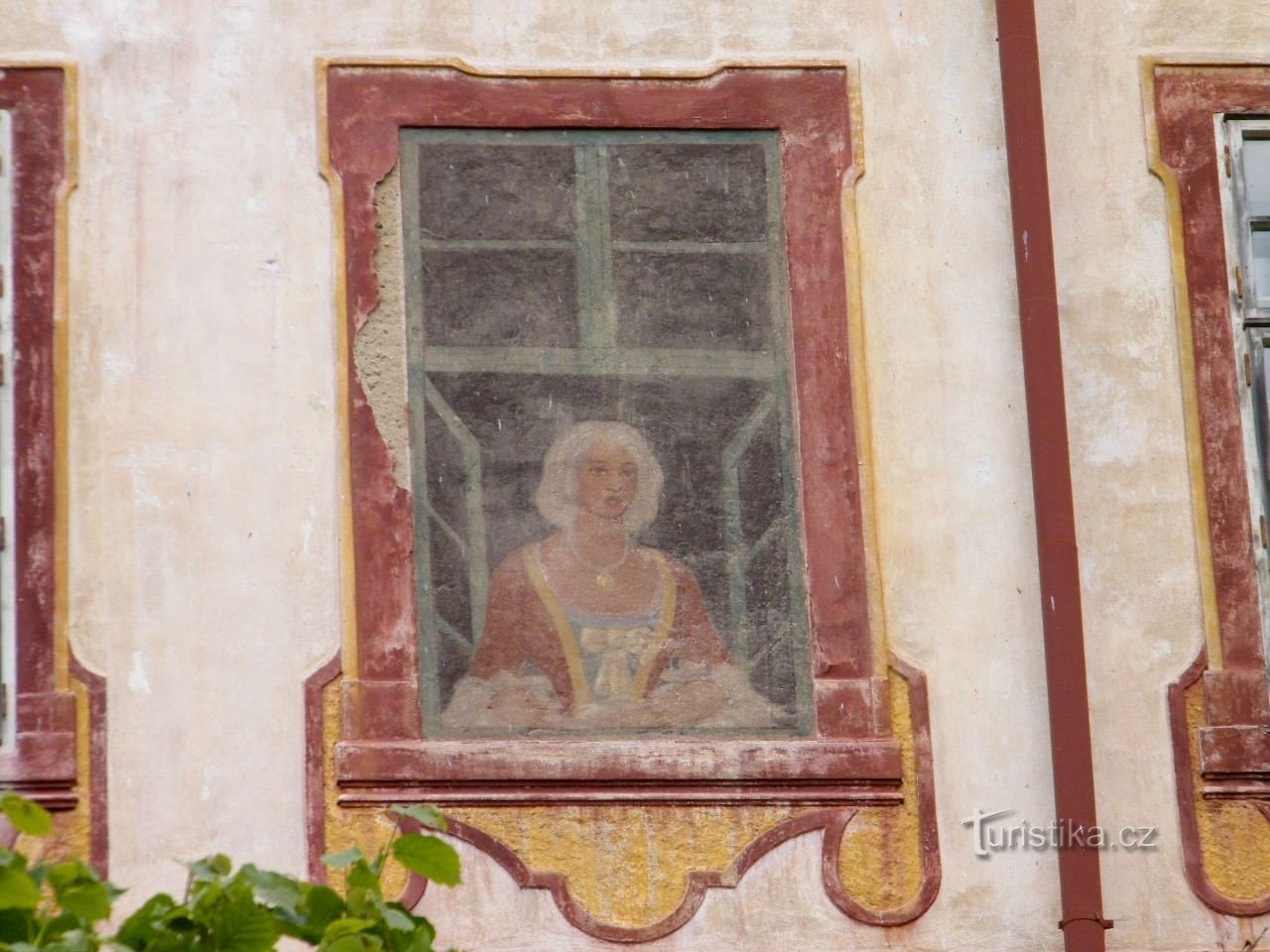 vítající dáma