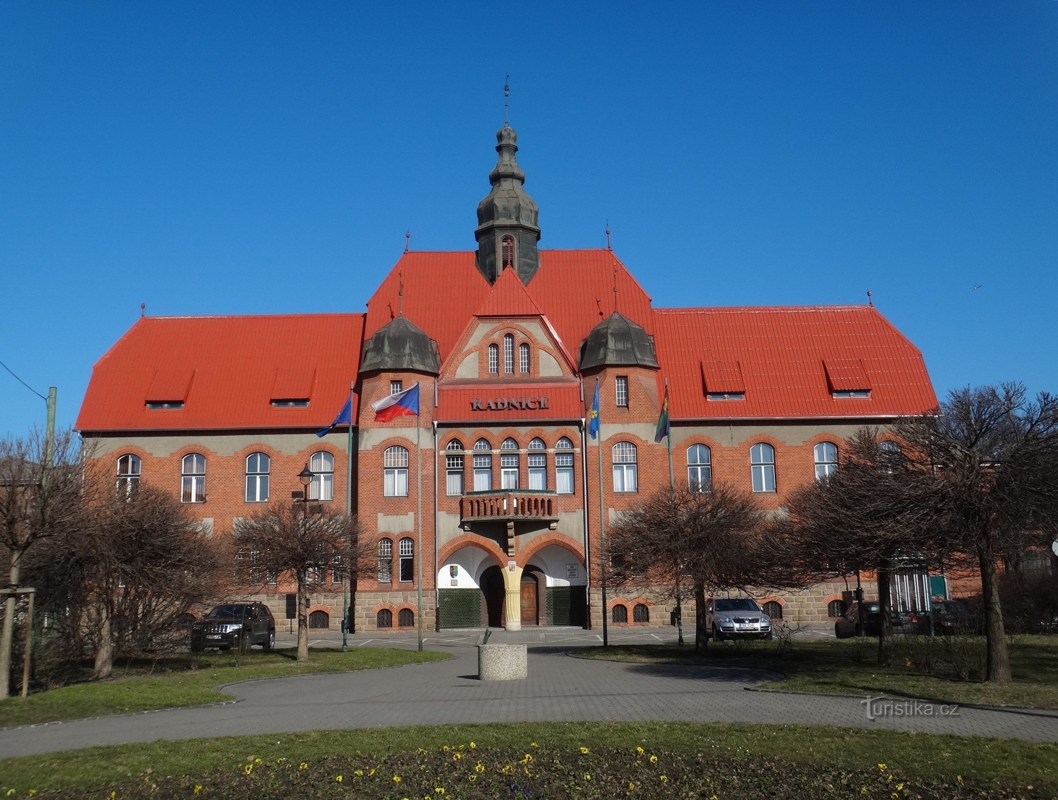 Gebäude des Rathauses von Vítkovice
