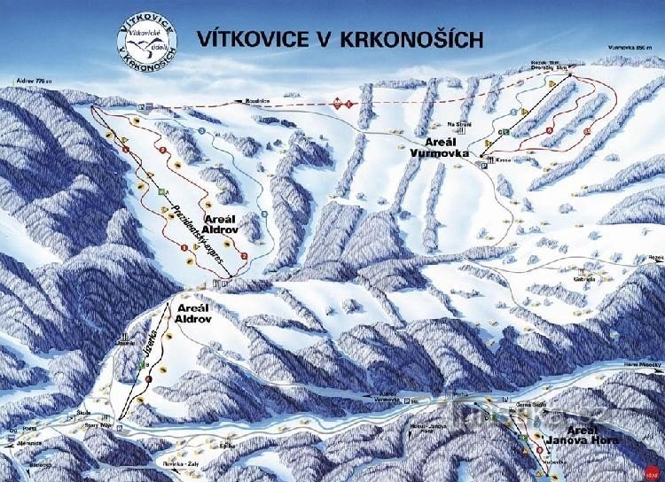 Vitkovice in the Giant Mountains - 滑雪胜地：Vitkovice in the Giant Mountains - 滑雪胜地