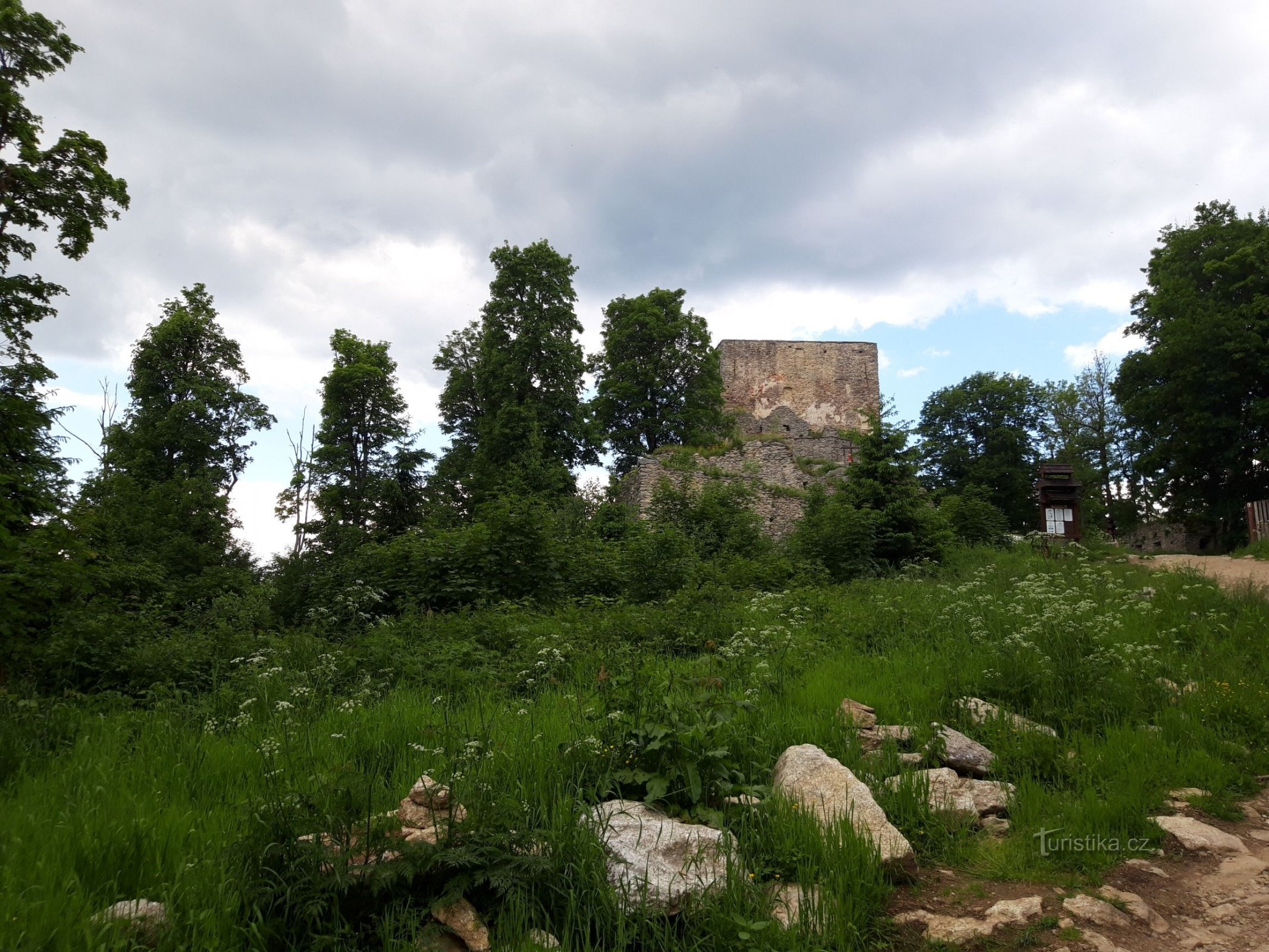 La piedra de Vítka – el castillo más alto de nuestro país