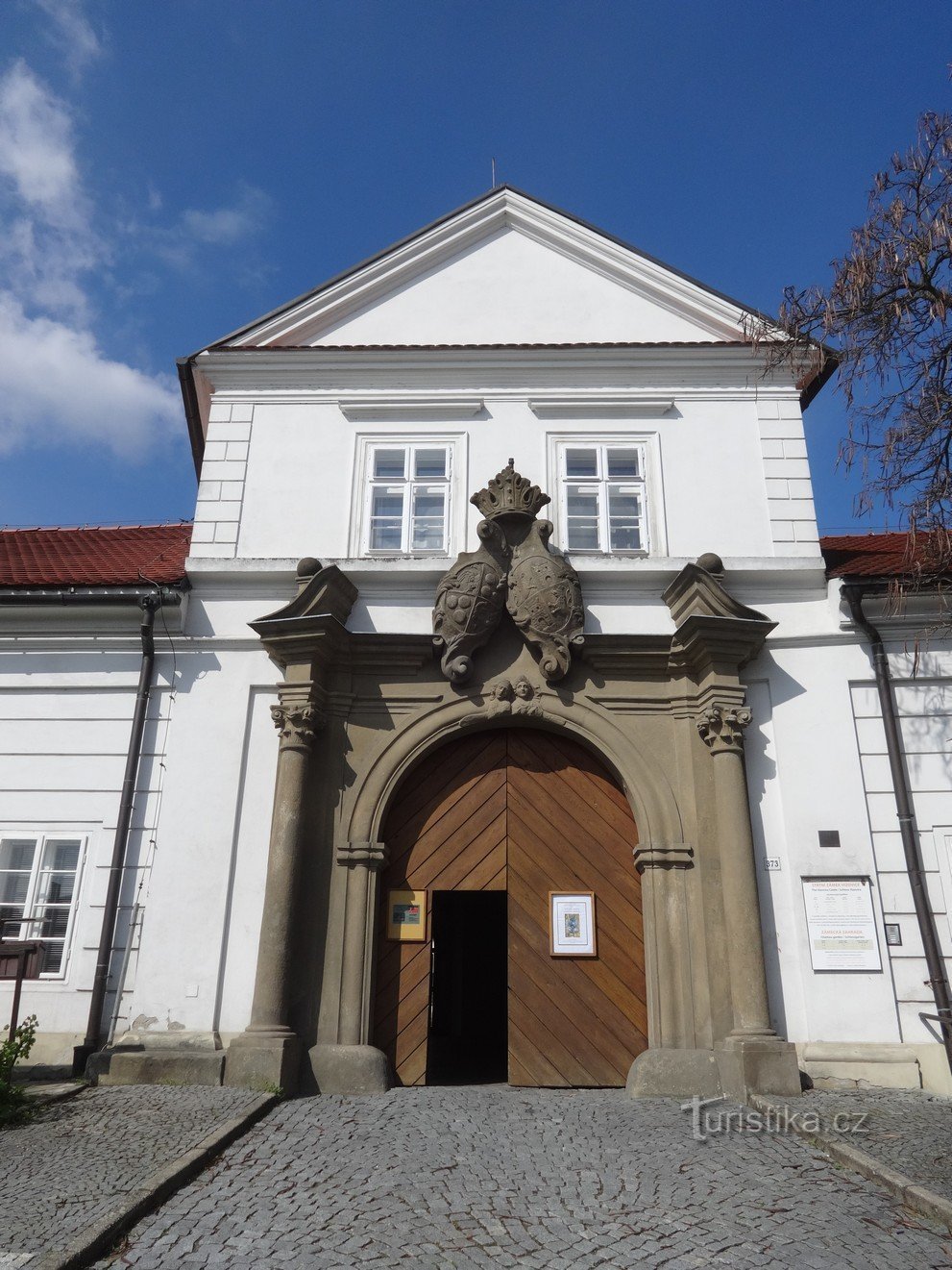 Vizovice e um castelo renascentista com parque