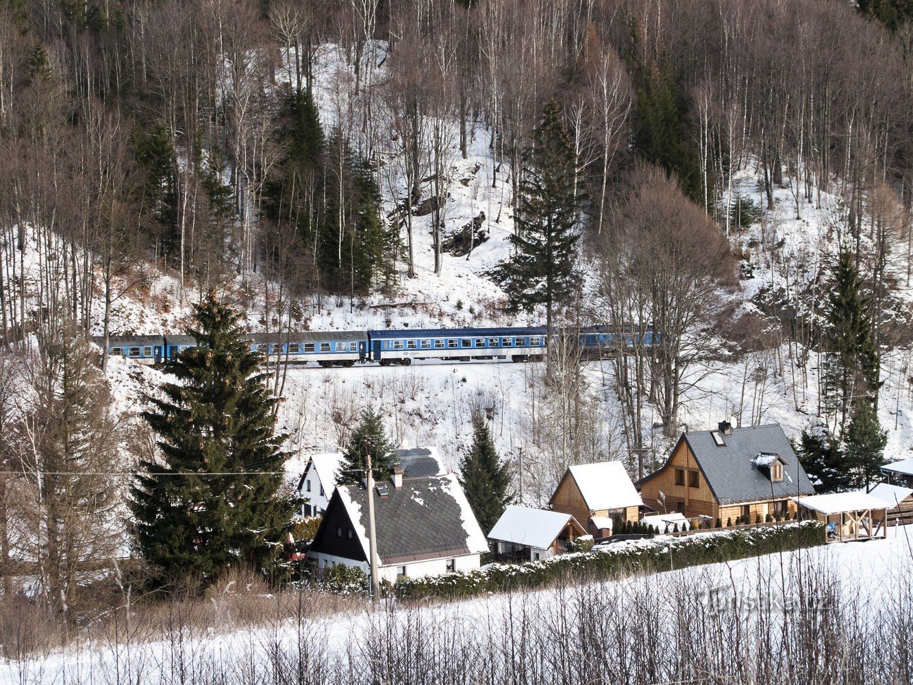 Train sur le Semmering silésien