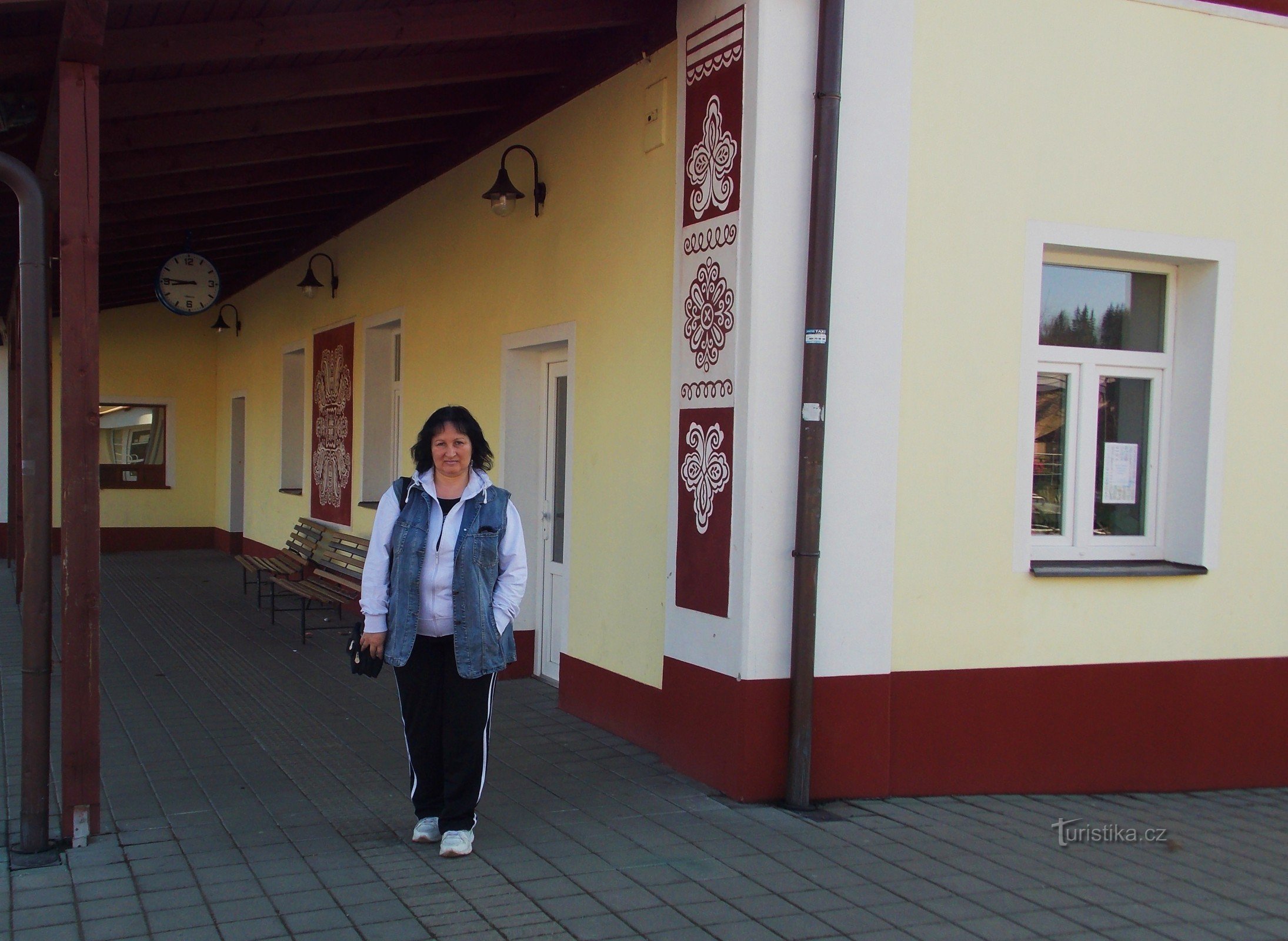 The train station in Luhačovice