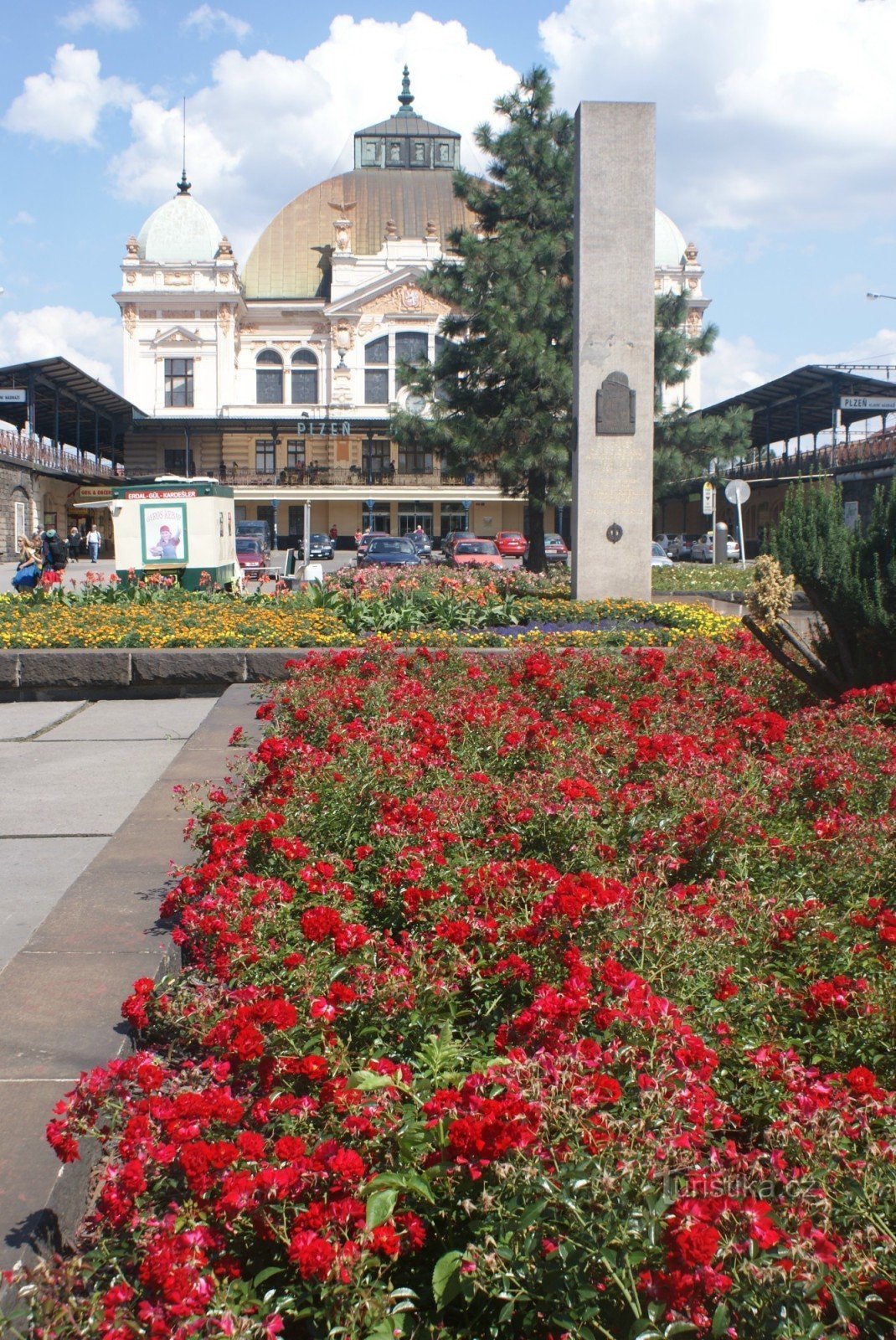 estação de trem em Pilsen