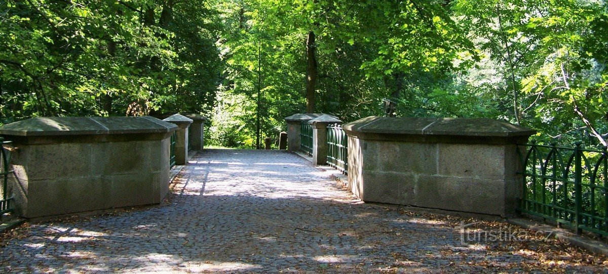 Vlašim - Γέφυρες του πάρκου Vlašim
