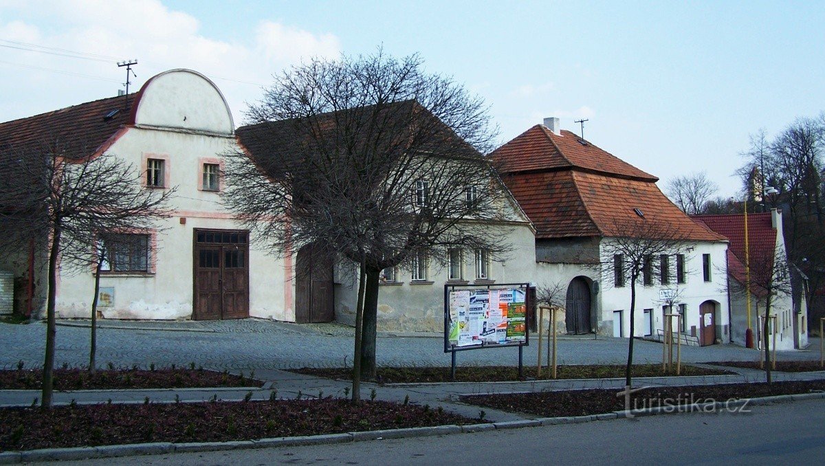 Vlašim - Palackého náměstí - Mały rynek