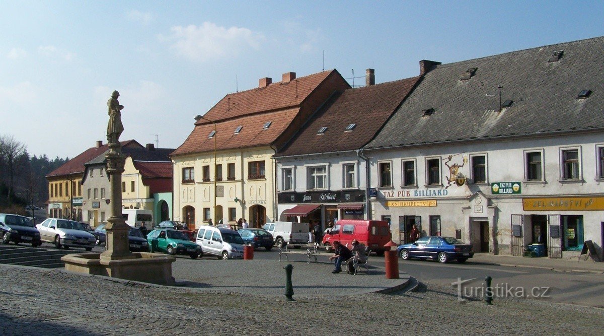 Vlašim - Žižkovo námestie - Veľký rynek