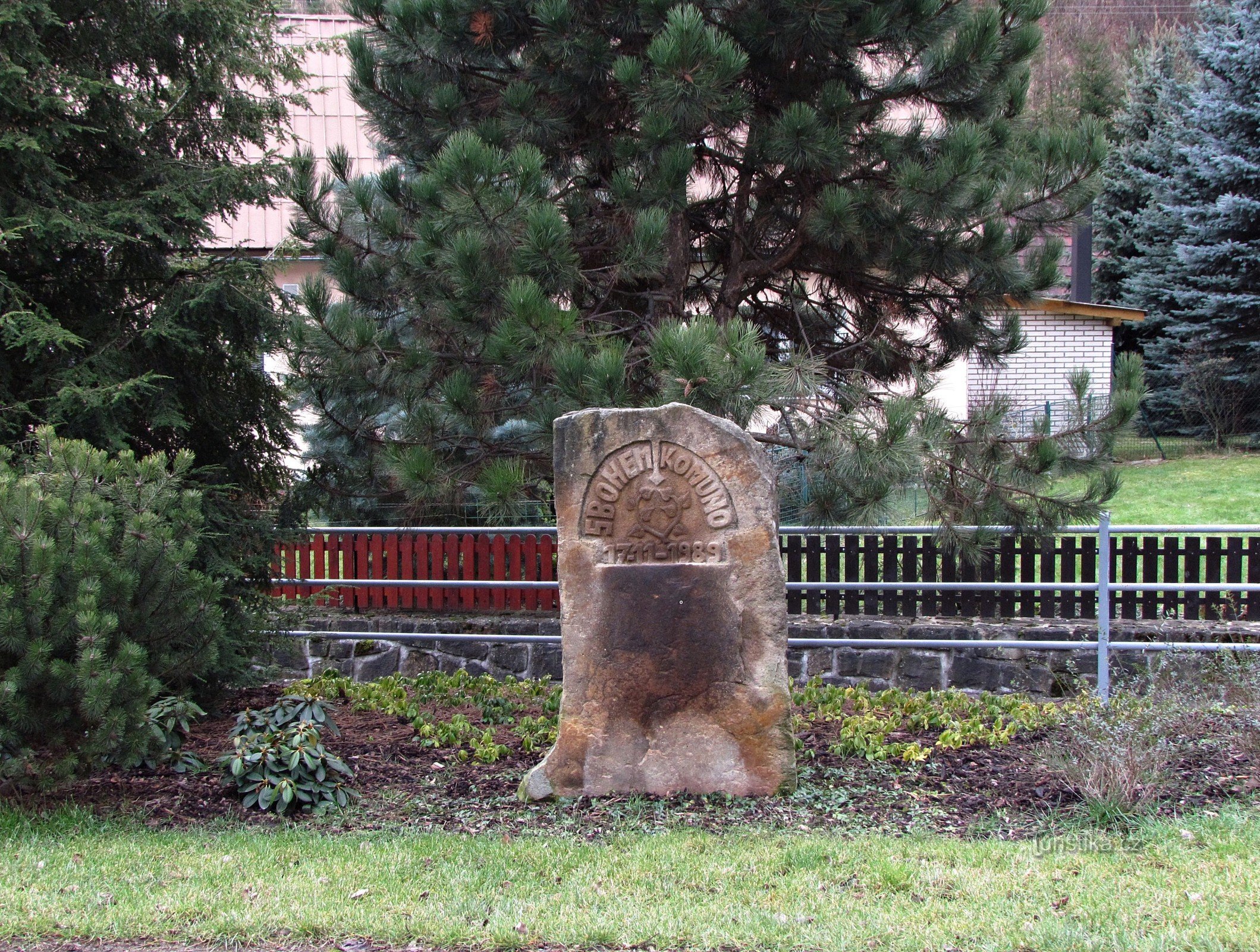 Vlčková - Monument over det tidligere regime