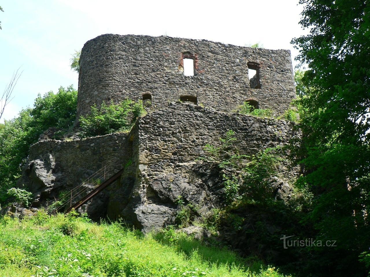 Vlčtejn, Burg