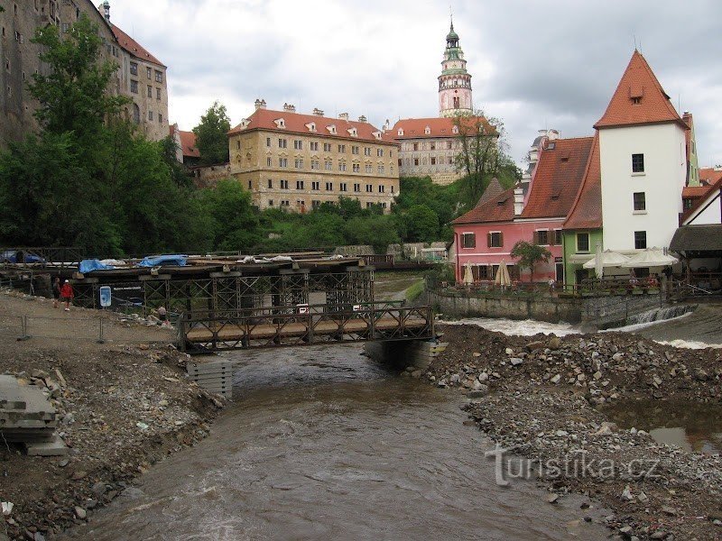 Vltava - Schifffahrt Vyšší Brod - Branná