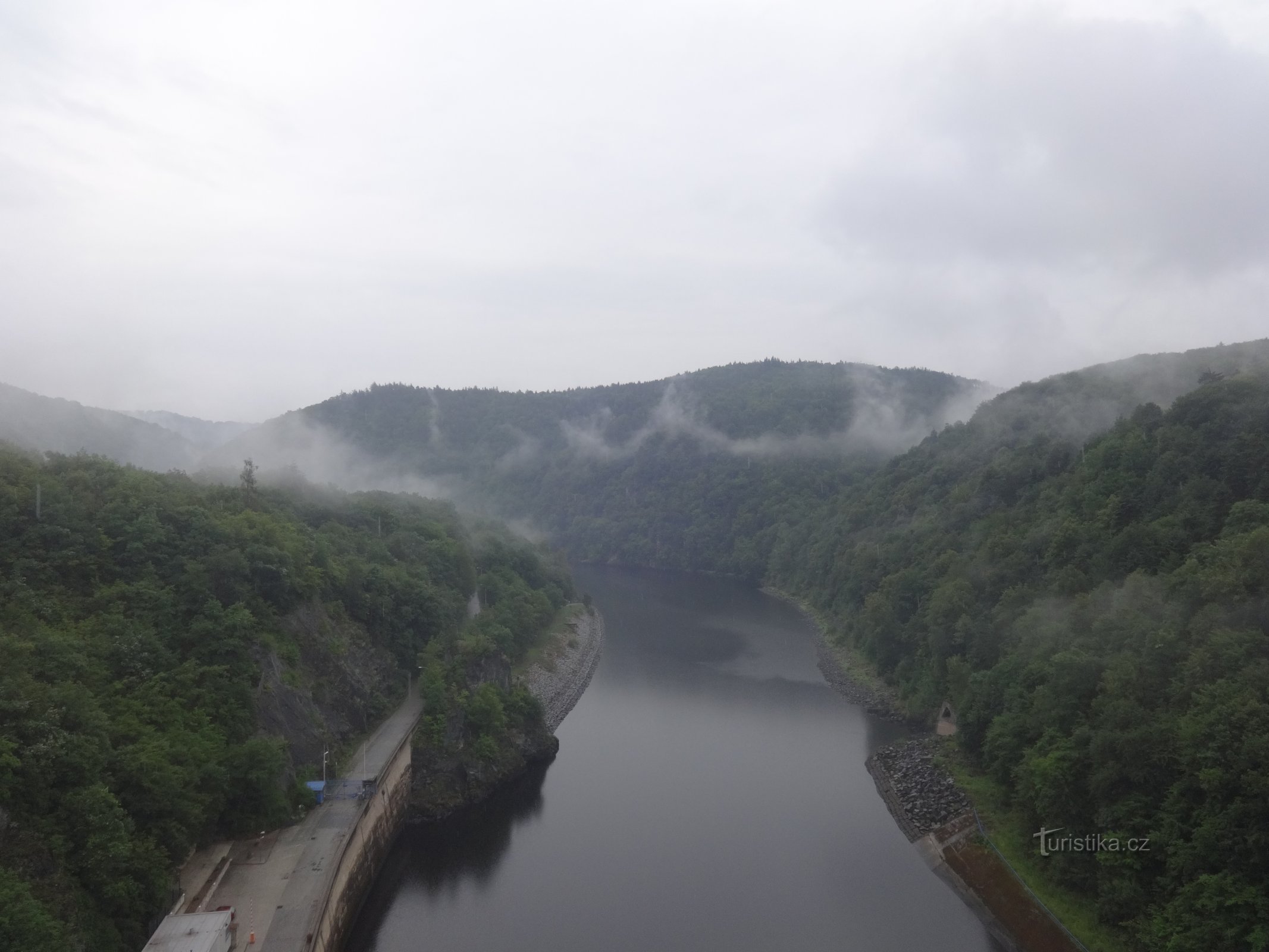 Vltava - punct de observare Na Vyhlídka