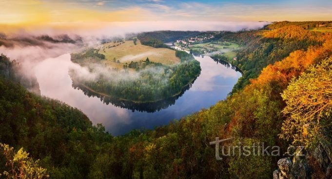 Sentier panoramique de la Vltava - Toulava