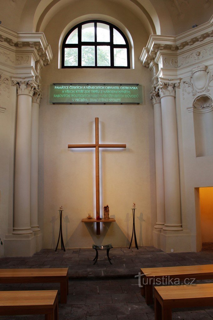 Das Innere der Kapelle St. Floriana