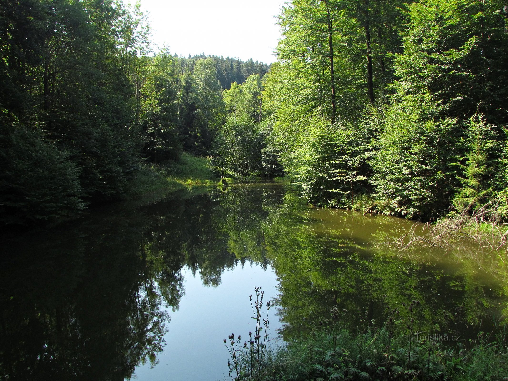 Water under Čerňava