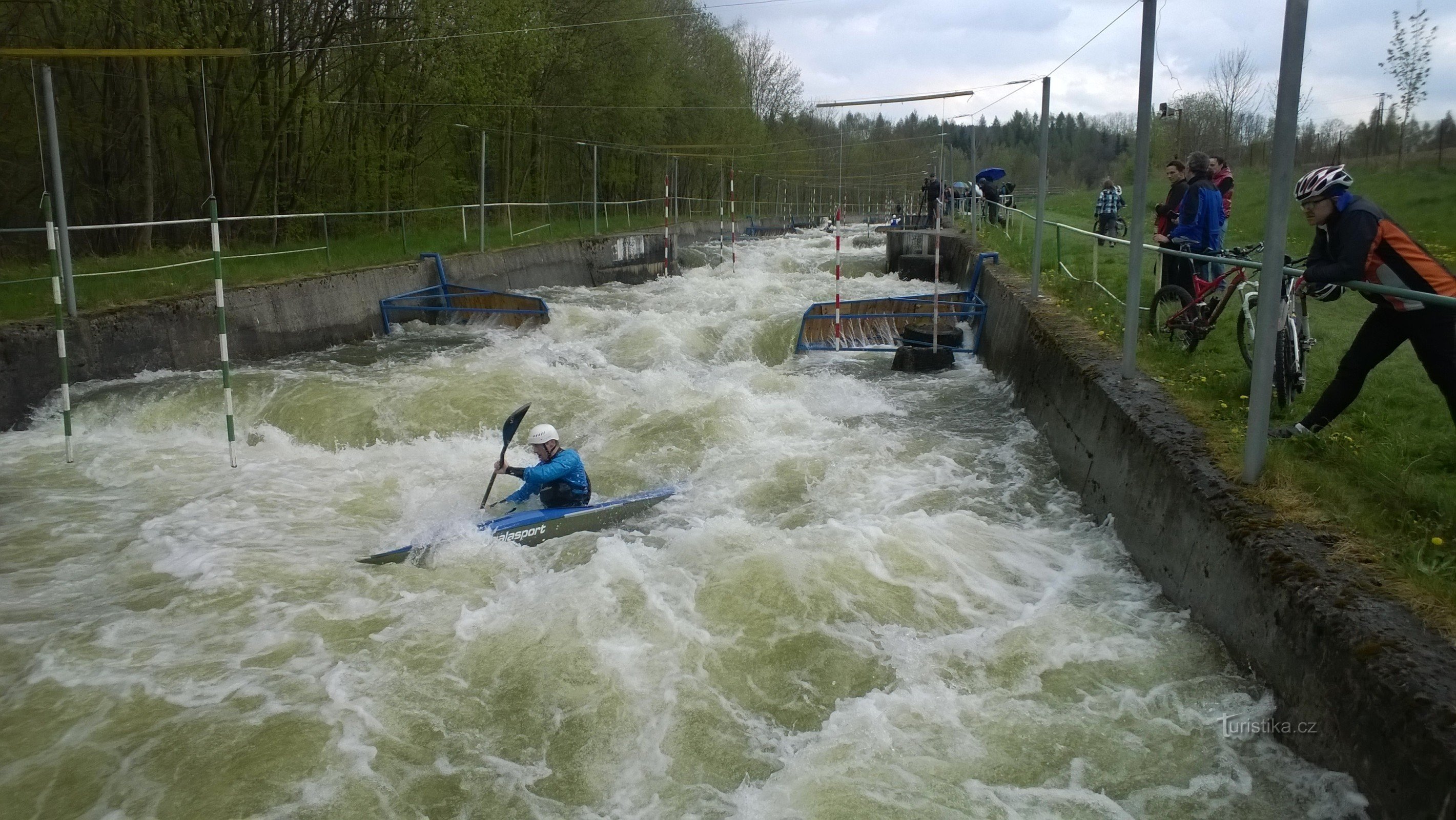 Wasserkanal in Želiv.