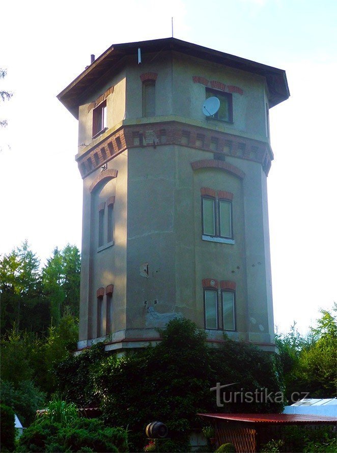 Water tower near Bílek