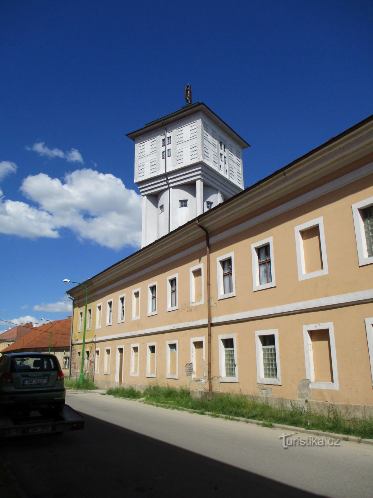 Water tower at the former brewery (Josefov, June 1,6,2020, XNUMX)