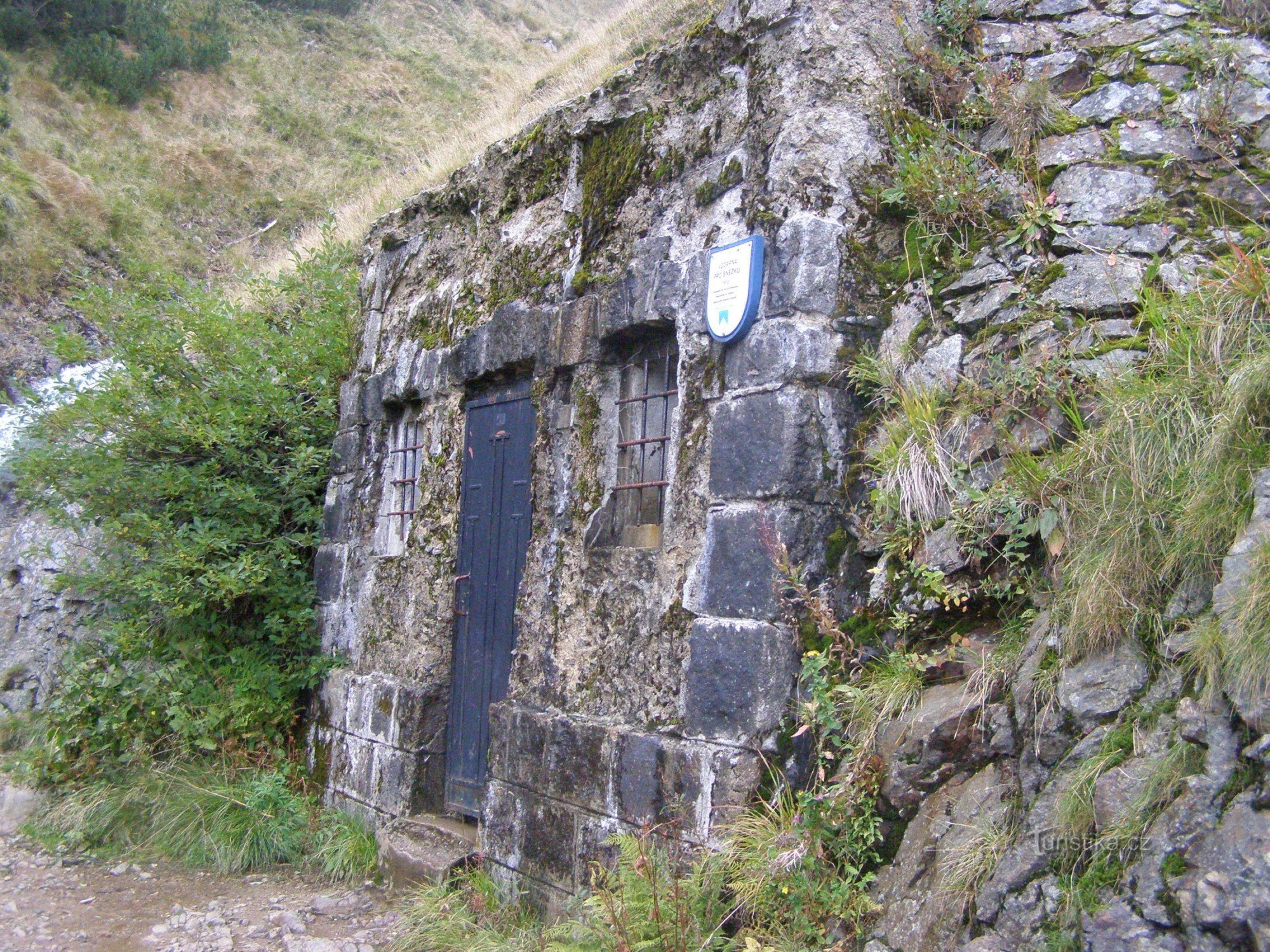 Waterworks for Sněžka near Rudné potok