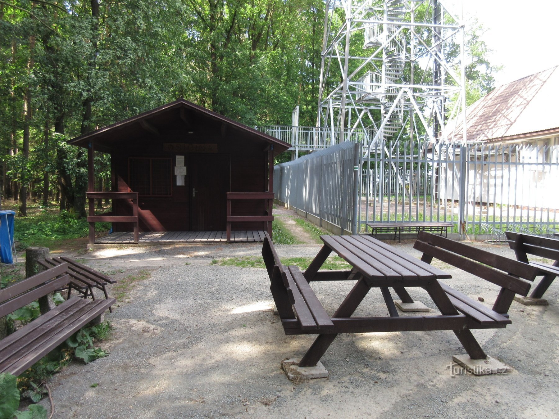 Voděrady - lookout tower Osičina near Vojenice