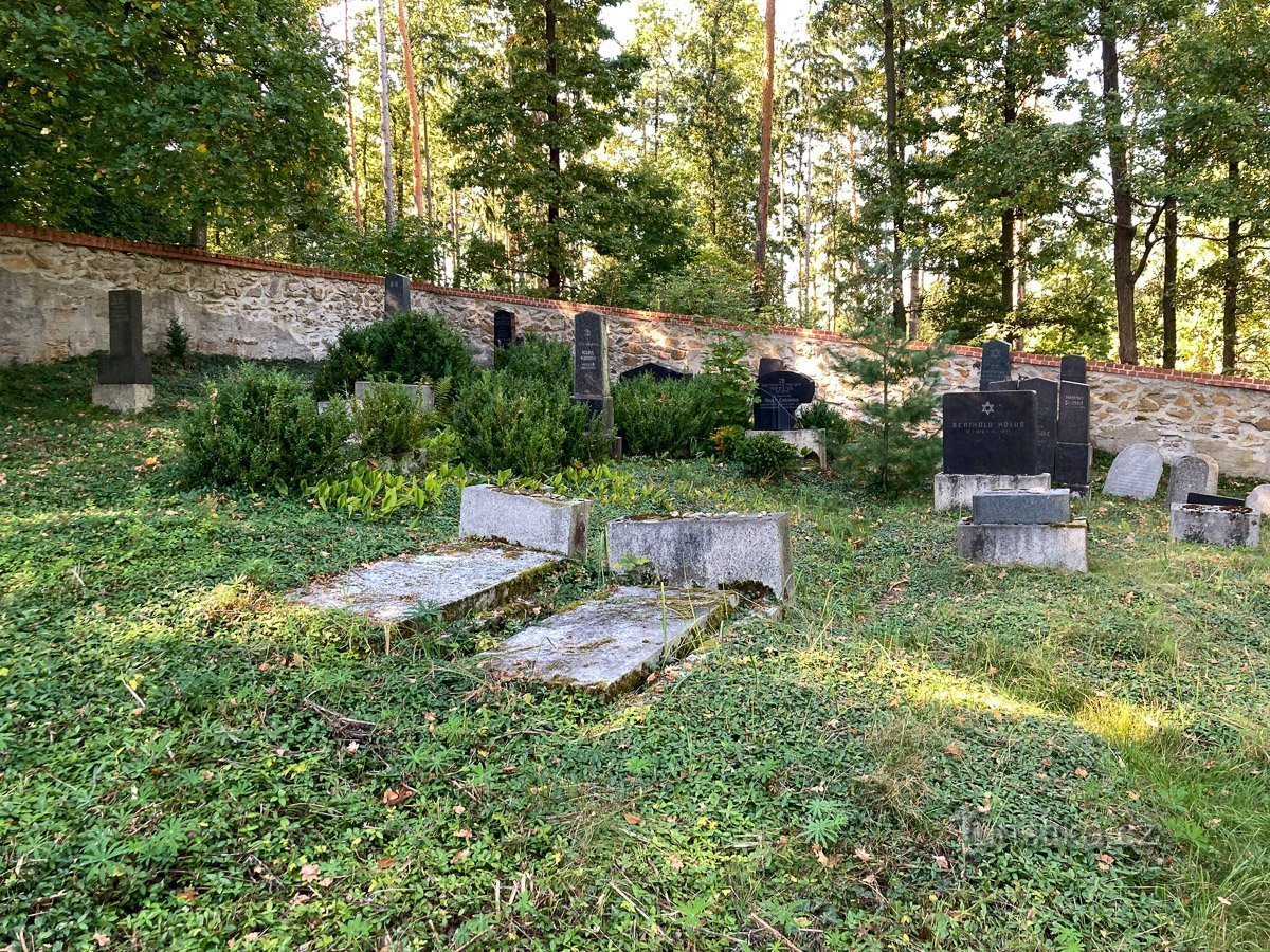 Vodňany, Pražák – cimetière juif