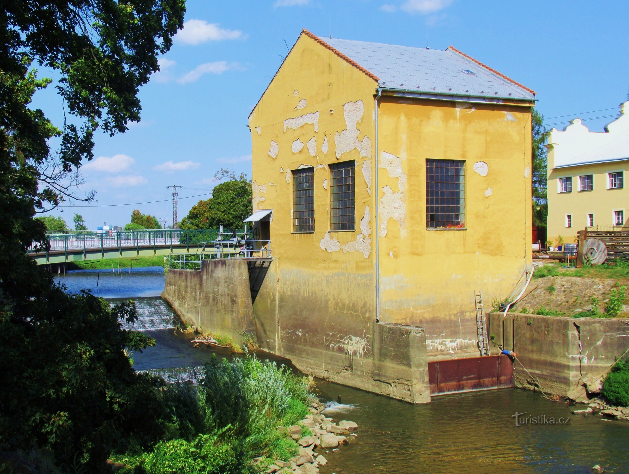 Usina hidrelétrica - um monumento técnico em Veselí nad Moravou