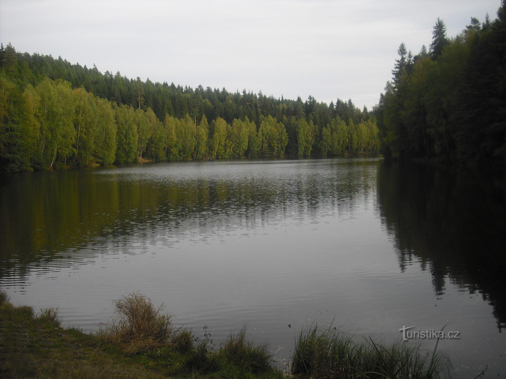 Riserva d'acqua Bílý Halštrov vicino a Dolní Pasek, frazione del comune di Aš