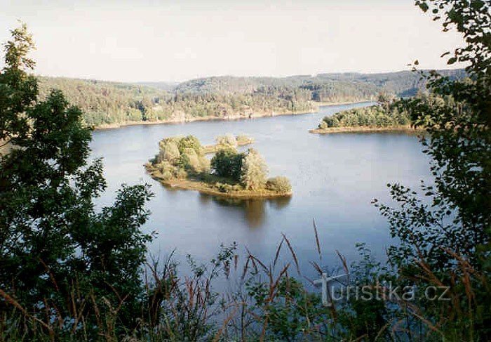 Réservoir d'eau de Dalešice