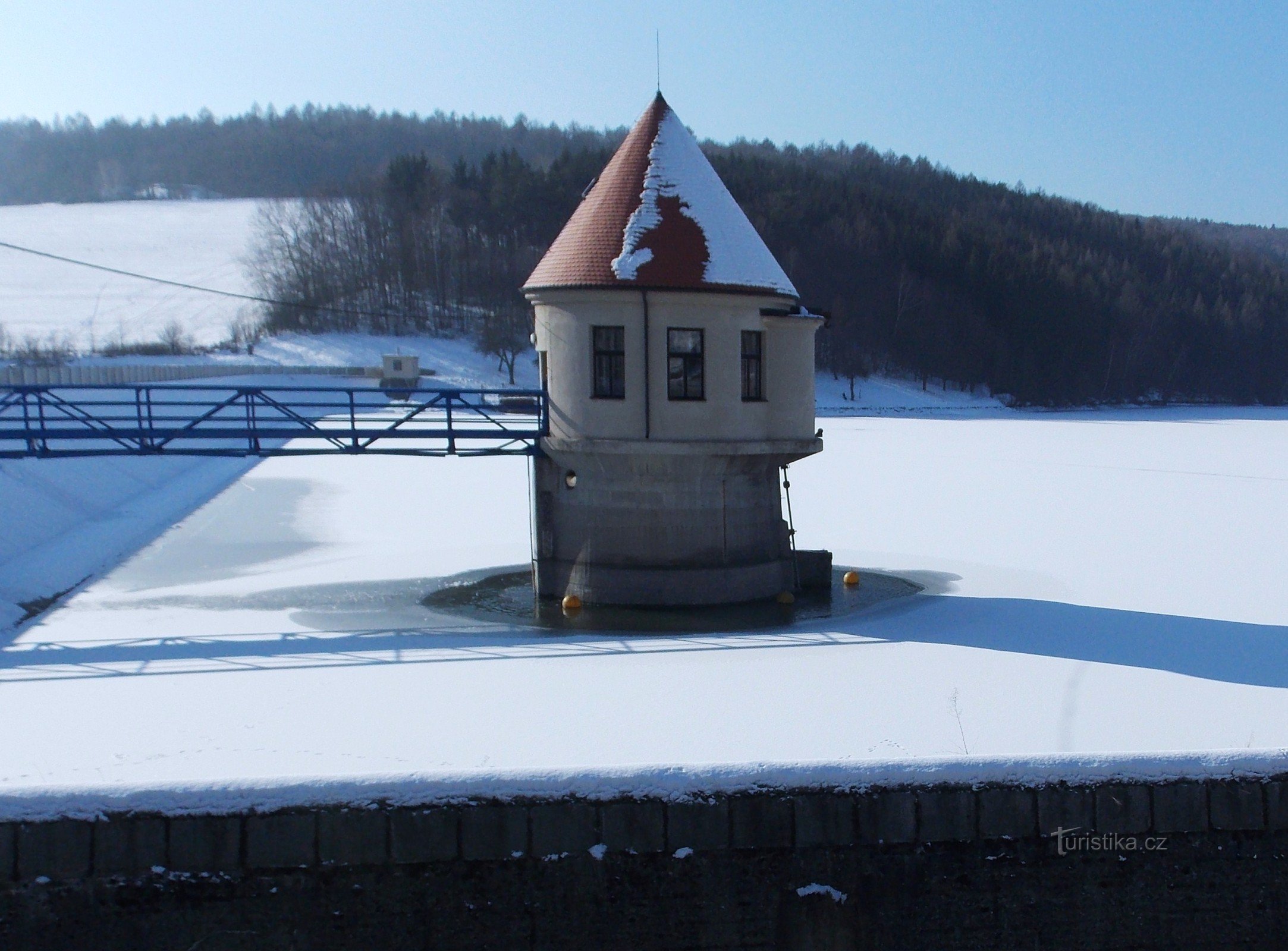 Fryšták vandreservoir nær Zlín