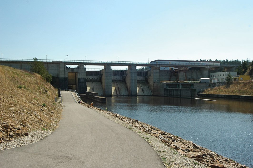 Hněvkovice waterreservoir