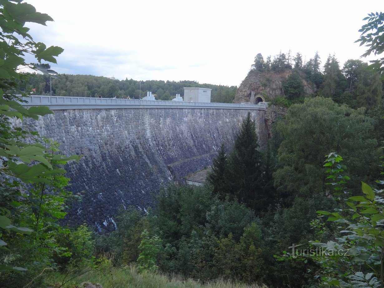 Seč Reservoir o Seč Reservoir sul fiume Chrudimka