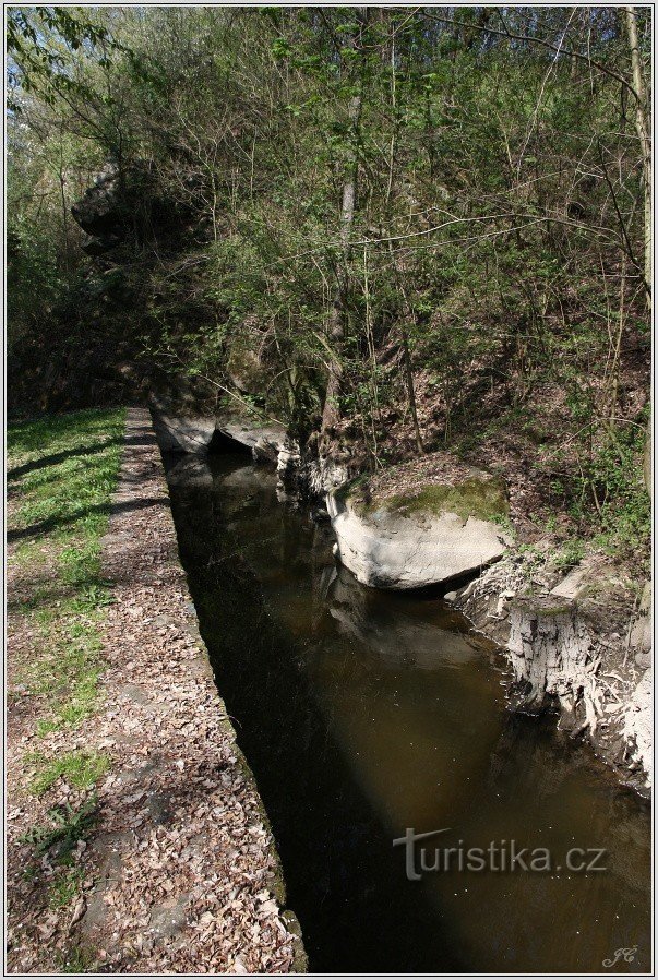 Water tunnel on the Doubrava