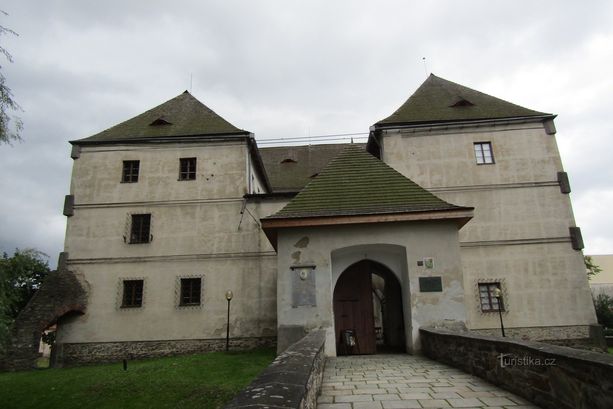 Fortaleza de água na cidade de Jeseník