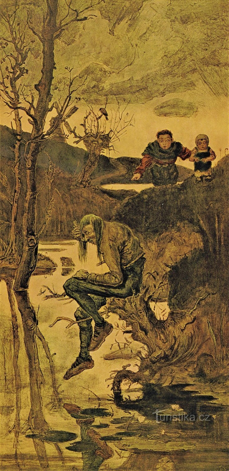 Vandmanden ifølge maleren Hanuš Schweiger