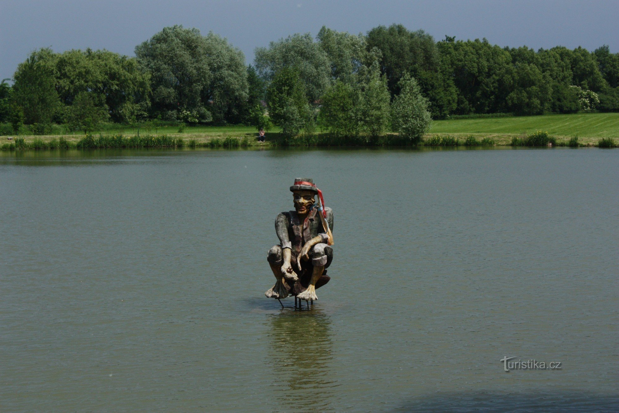 Водник на ставках Усті