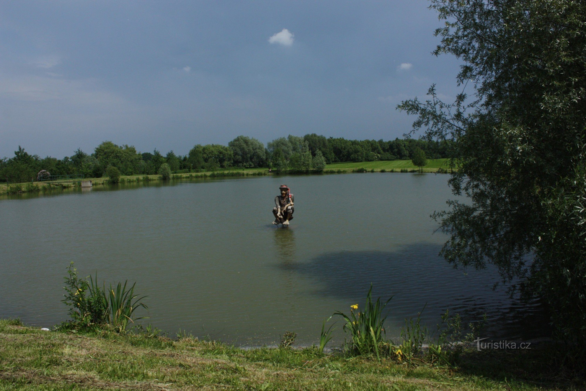 Wassermann an den Teichen von Ústí