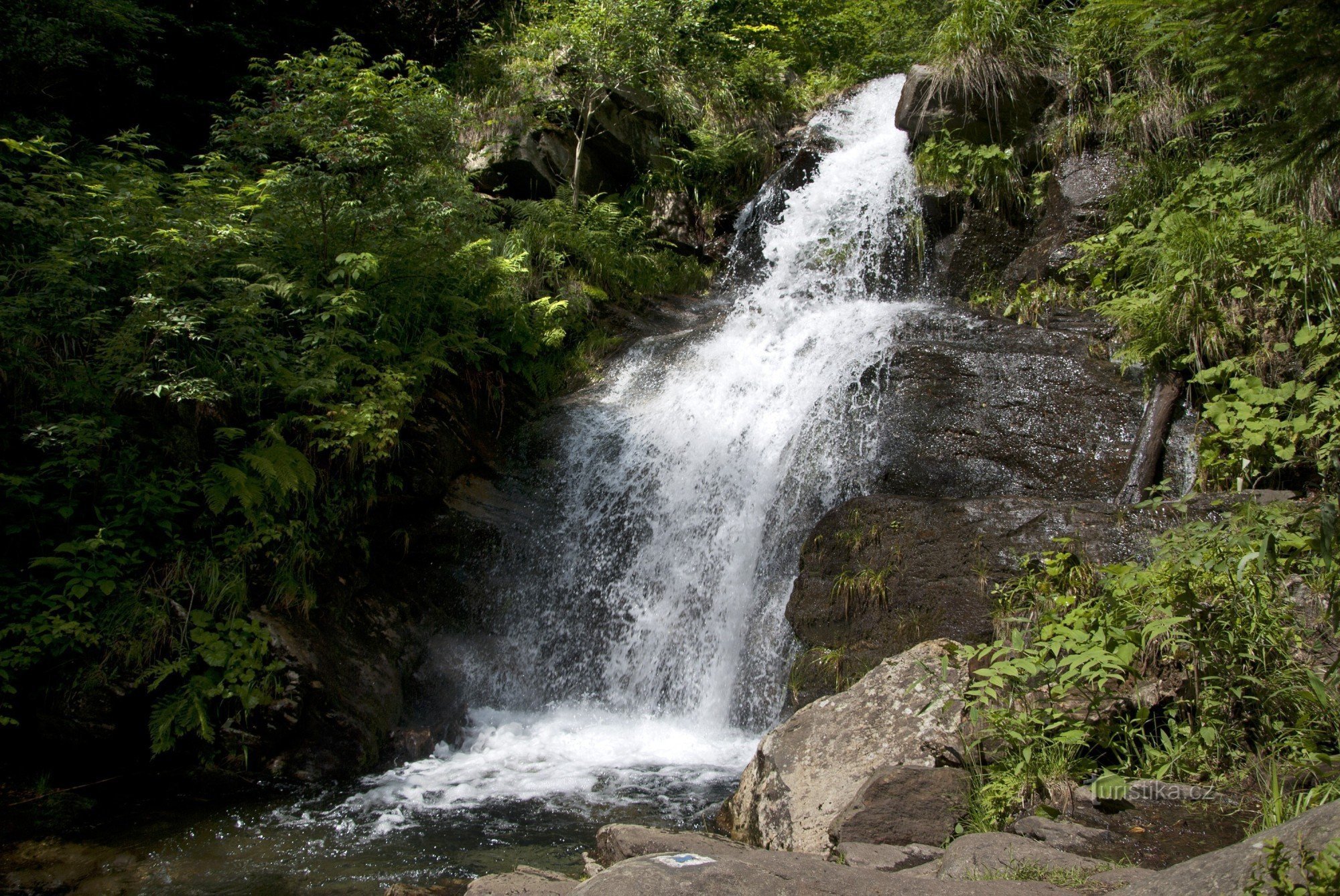 Borové potok waterval